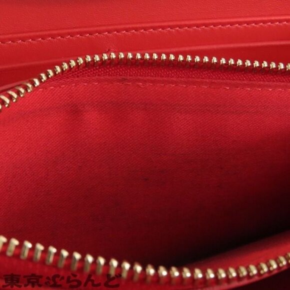 Authentic Christian Louboutin Calfskin Panettone Spiked Zip Around Wallet Black - Picture 5 of 7